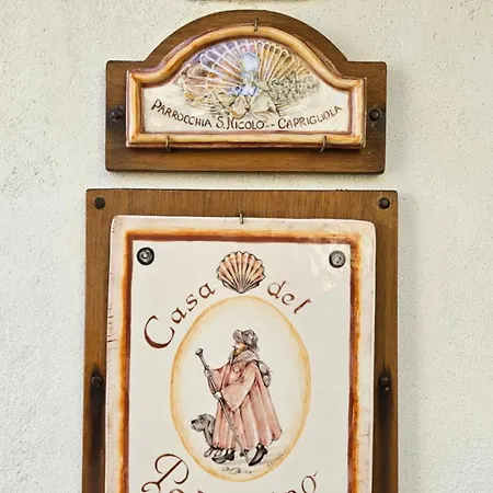 아파트 Nel Borgo - Casa Del Pellegrino Sulla Via Francigena 아울라
